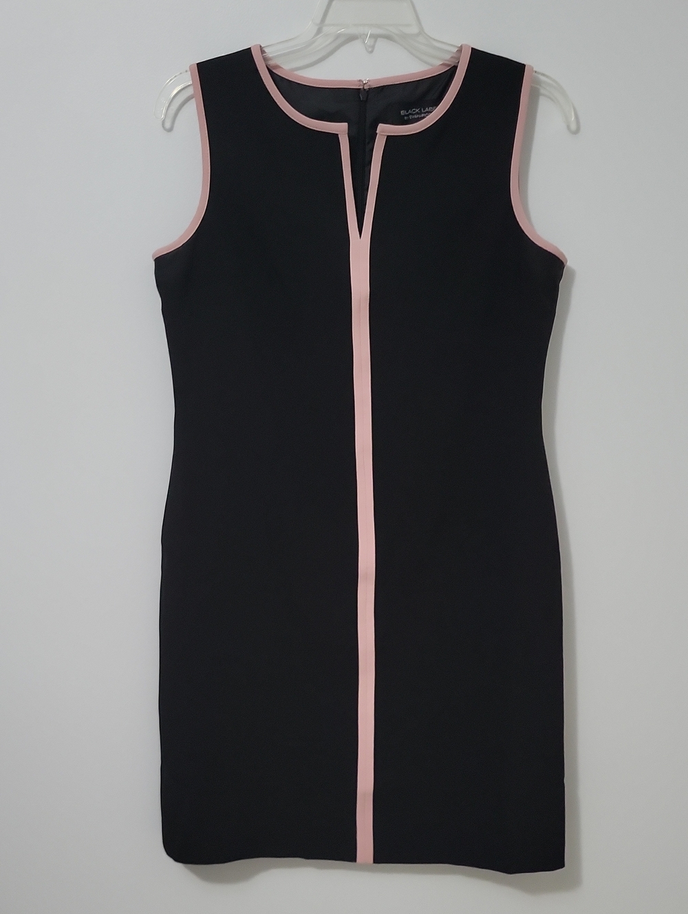 Evan Picone Black Label Sleeveless Shift Dress, Size 12